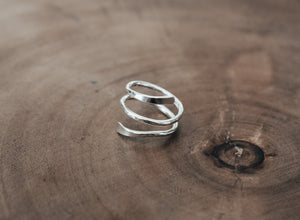 Silver Spiral Ring